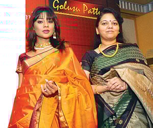 Silk sarees go trendy