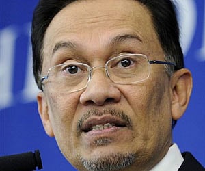 Malaysian opposition leader Anwar Ibrahim. (File photo: AP)