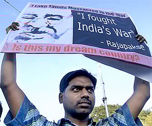 Sri Lankan Tamils angry with China, India