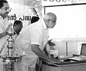 Education Minister M.A.Baby inaugurating the digitisation project of the Central Archives at a  function held in Thiruvananthapuram on Monday. V.Suren