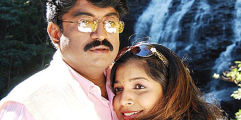 BP Srinivas’ in 'Mussanjeya Gelathi', plays a professor who falls in love with his student, played by his real daughter.
