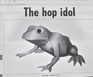 British media get into a tizzy over ‘miracle’ frog