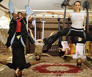 Hammock Yoga: A magical fun workout