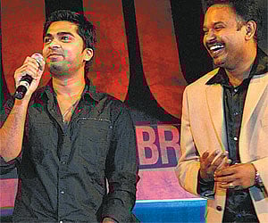 Simbhu and Venkat Prabhu