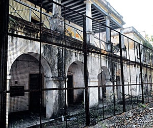 Old Central Prison wears a deserted look on Tuesday
