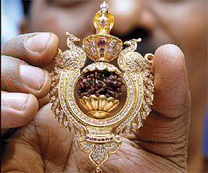 A Rudraksha worth 75 lakhs