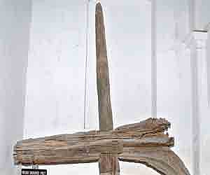 The Meriah sacrifice post which will be kept on display at the Government Museum in the city soon.