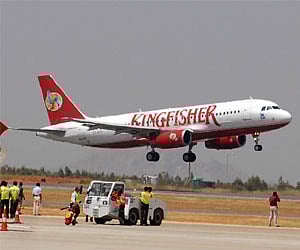 The Vijay Mallya-owned Kingfisher Airlines leads the chart of the loss-making carriers in 2008-09. (File photo: Express)