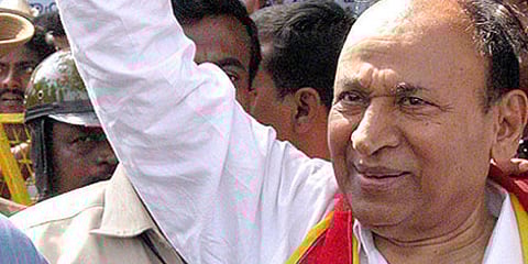 A stamp on movie icon Raj Kumar