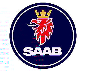 Logo of Saab Automobile AB, Sweden. (File photo)