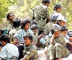 LTTE's 'child soldiers' (File photo)