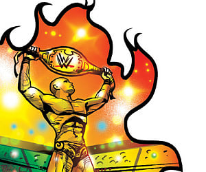 Once there was a wrestler...