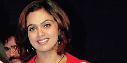 Actress Abhinayasri at audio launch