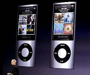 Apple Inc Chief Executive Steve Jobs speaks about features on the iPod Nano, at a special event in San Francisco. (Photo: Reuters)