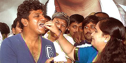 Shivaraj, who stars in Bhagyadha Balegara, is happy that the film is doing well among the family audiences.(ENS)