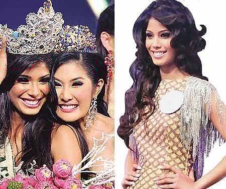 Nicole Faria at the Miss Earth pageant (Pic: ENS).