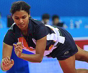 Sharmi Ulahannan at the Asiad. (photo: AP)