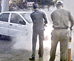 V Sukumaran in his ‘Trishul’ | EXPRESS