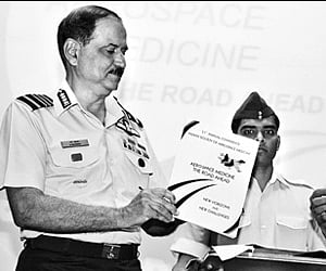 Chief of Air Staff, Air Chief Marshal N A K Browne, during the 51st annual conference of Indian Society of Aerospace Medicine held in Bangalore.