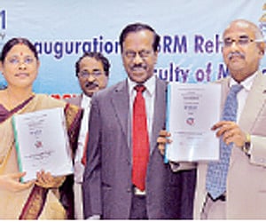 The empowerment centre for the differently-abled being launched in SRM University at  Chennai on Friday | Express Photo