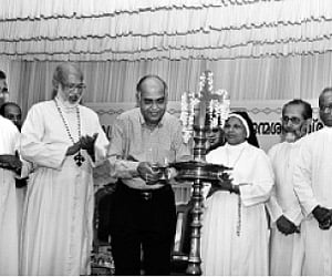 Justice Cyriac Joseph inaugurating the Cardinal Parekkattil Centenary Memorial Symposium in Angamaly on Sunday | EPS