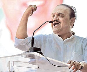 Chhagan Bhujbal of the Nationalist Congress Party