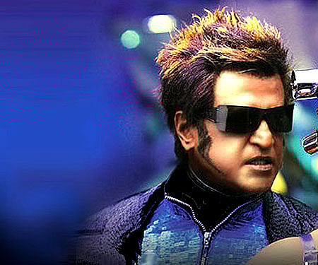 Tamil Superstar Rajnikanth in 'Enthiran'.