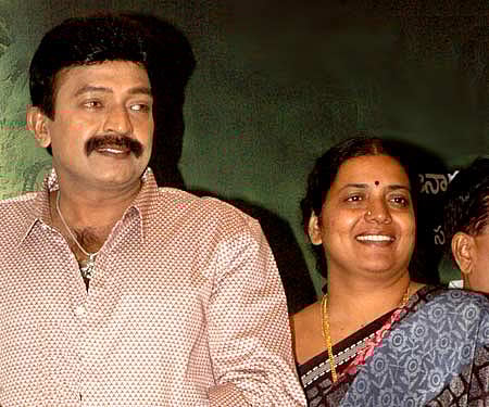 Dr Rajashekar and Jeevitha (Express Photo).