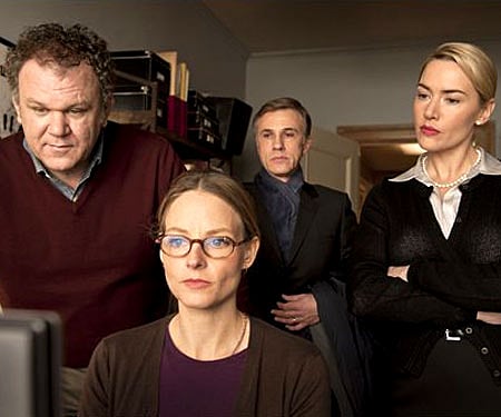 John C. Reilly, Jodie Foster, Christoph Waltz and Kate Winslet in 'Carnage' (AP Photo/Sony Pictures Classics, Guy Ferrandis).