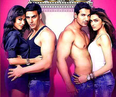 The poster of 'Desi Boyz'.