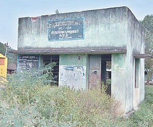 The Village Administration Office that was built eight years ago but has not been inaugurated