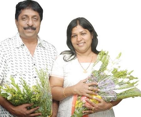 Sreenivasan and Vimala on their 25th wedding aniversary|Manu R Mavelil.