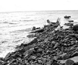 The damage suffered at the Kalpeni Island owing to heavy storm on Sunday | Express