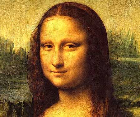 The headcrop of Mona Lisa (Image courtesy Wikimedia Commons).