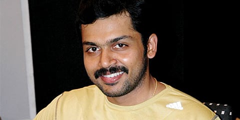 Karthi, elated with success of his three previous films, is simultaneously shooting for two movies. (Photo: Sampurna Wire)