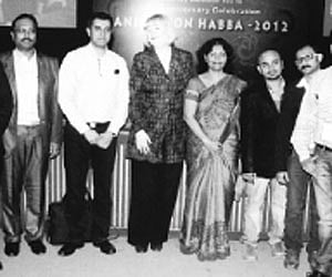 Members of Arena Animation Academy at the Animation Habba | Express Photo