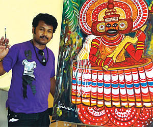 Splash of red to evoke love, unity and uprising