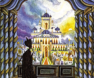 Errol le Cain's illustrations  of the Arabian Nights