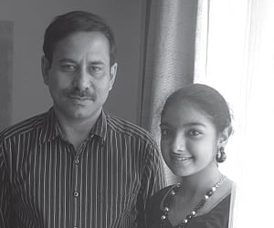 The cast of ‘My Dear Kuttichathan’ with Mahabali and Navodaya Appachan. To his right is Aravind who portrayed ‘Kuttichathan’ in the first movie