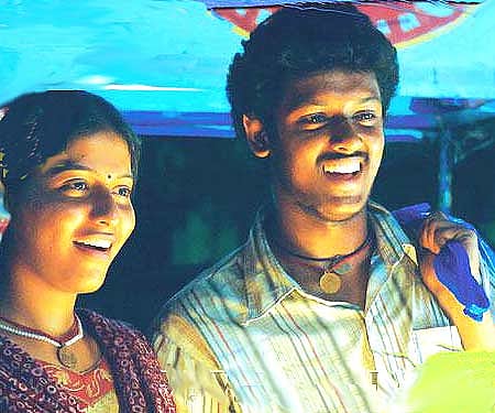 The poster of 'Angadi Theru'.