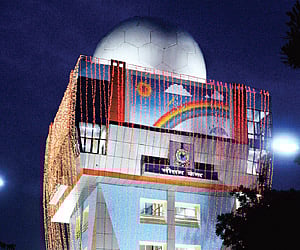 Doppler weather Radar at Meteorological center at Begumpet in Hyderabad (Pic: ENS).