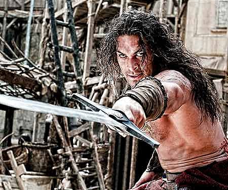 In this image released by Lionsgate, Jason Momoa portrays Conan in a scene from 'Conan the Barbarian' (AP Photo/Lionsgate, Simon Varsano).