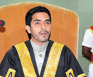 Mayor Mohammad Majid Hussain presents his first budget at GHMC general body meeting on Thursday