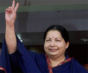 Former Chief Minister of Tamil Nadu Jayalalitha. 