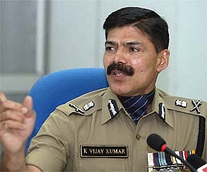 CRPF Director General K. Vijay Kumar
