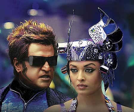 The posters of 'Enthiran'.