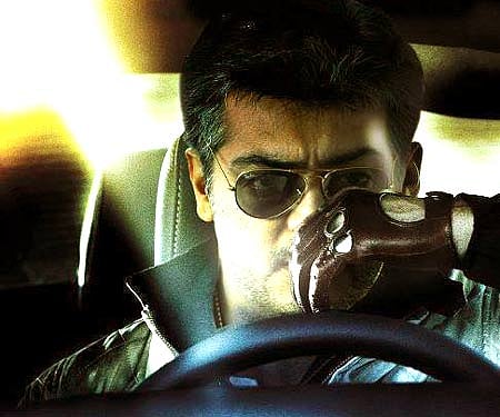 The pre-release poster of 'Billa II'.