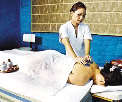 A Crystal therapy session at Aura Spa in Chennai
