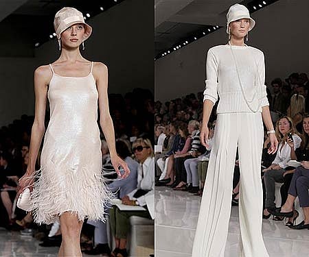 1920s fashion from the spring 2012 Ralph Lauren Collection (AP Photos/Richard Drew, file)