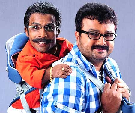 Pakru and Jayaram in a still from the movie, 'My Big Father'.